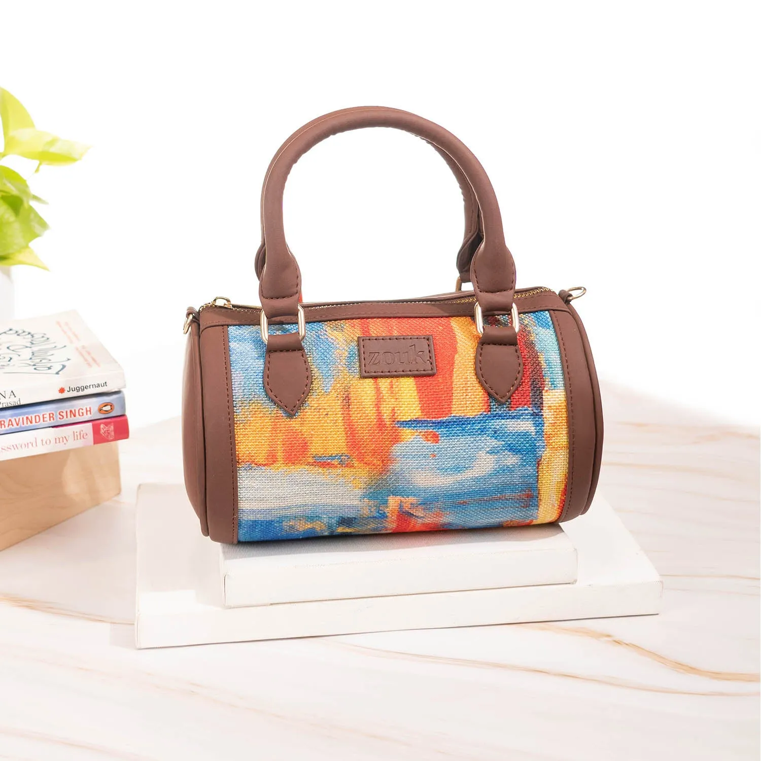 Abstract Amaze Statement Satchel (Small)