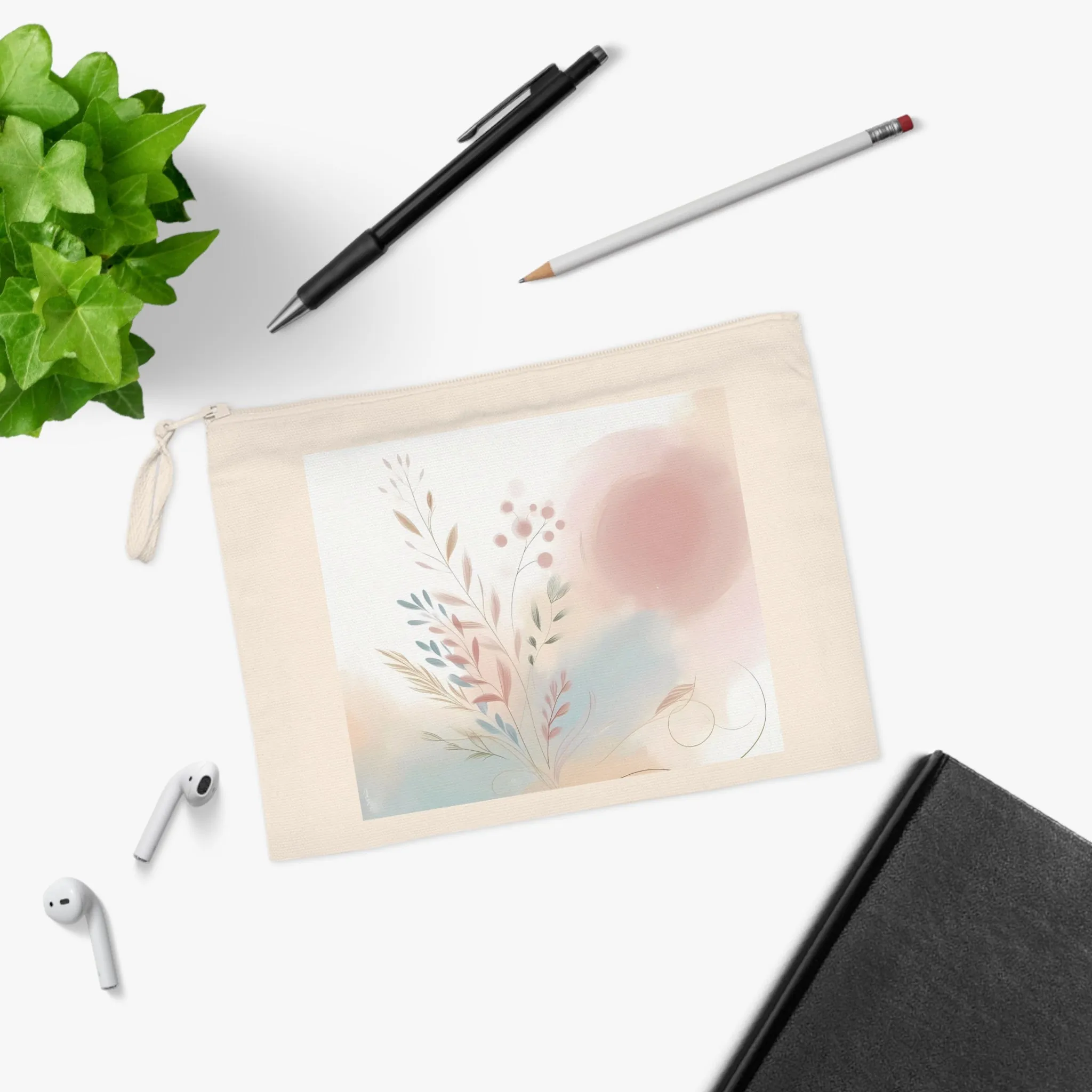 Abstract and minimalist design in pastel shades  Pencil Case