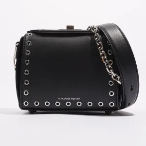 Alexander McQueen Womens Box Bag Black / Silver 16