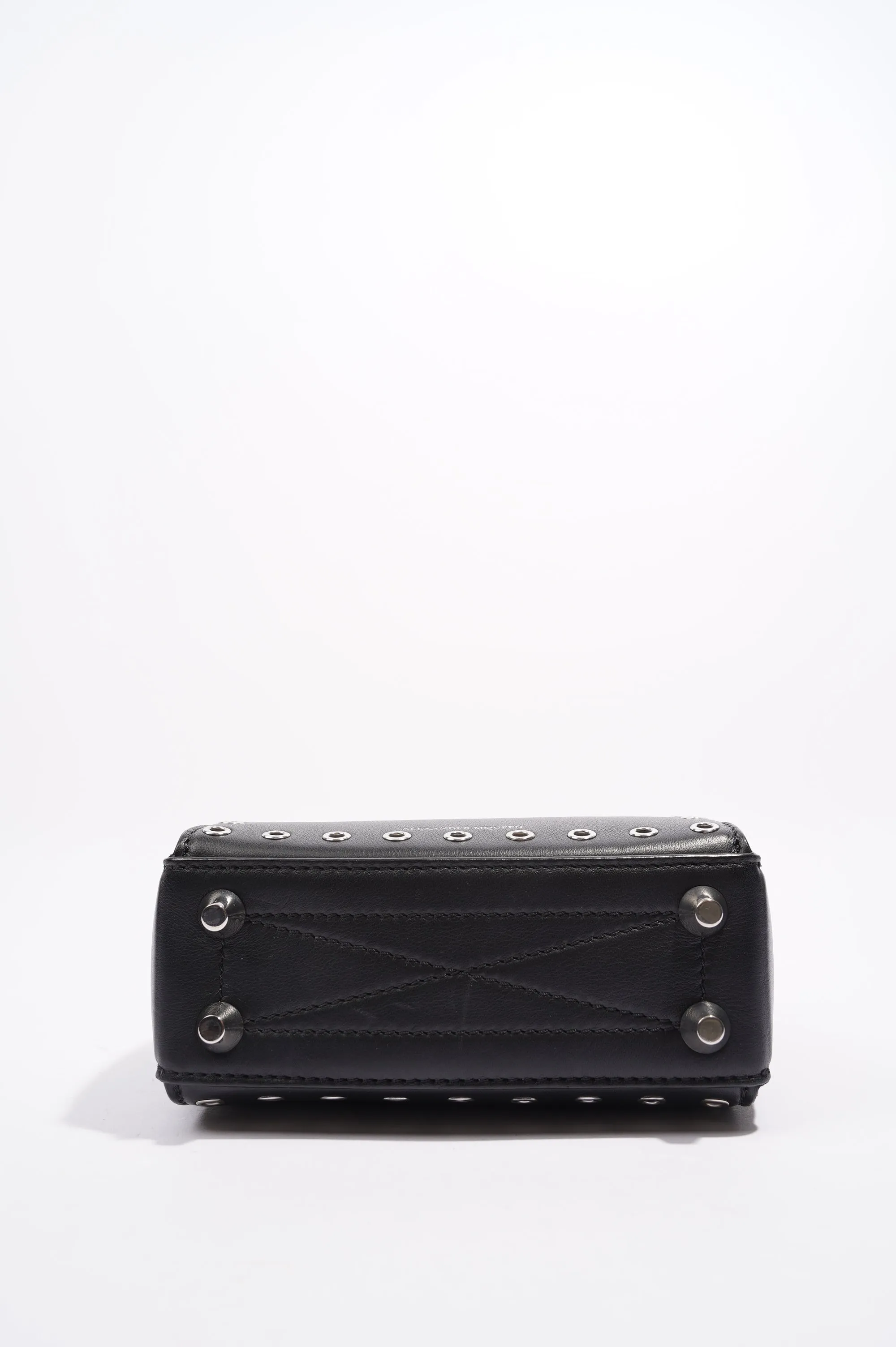 Alexander McQueen Womens Box Bag Black / Silver 16