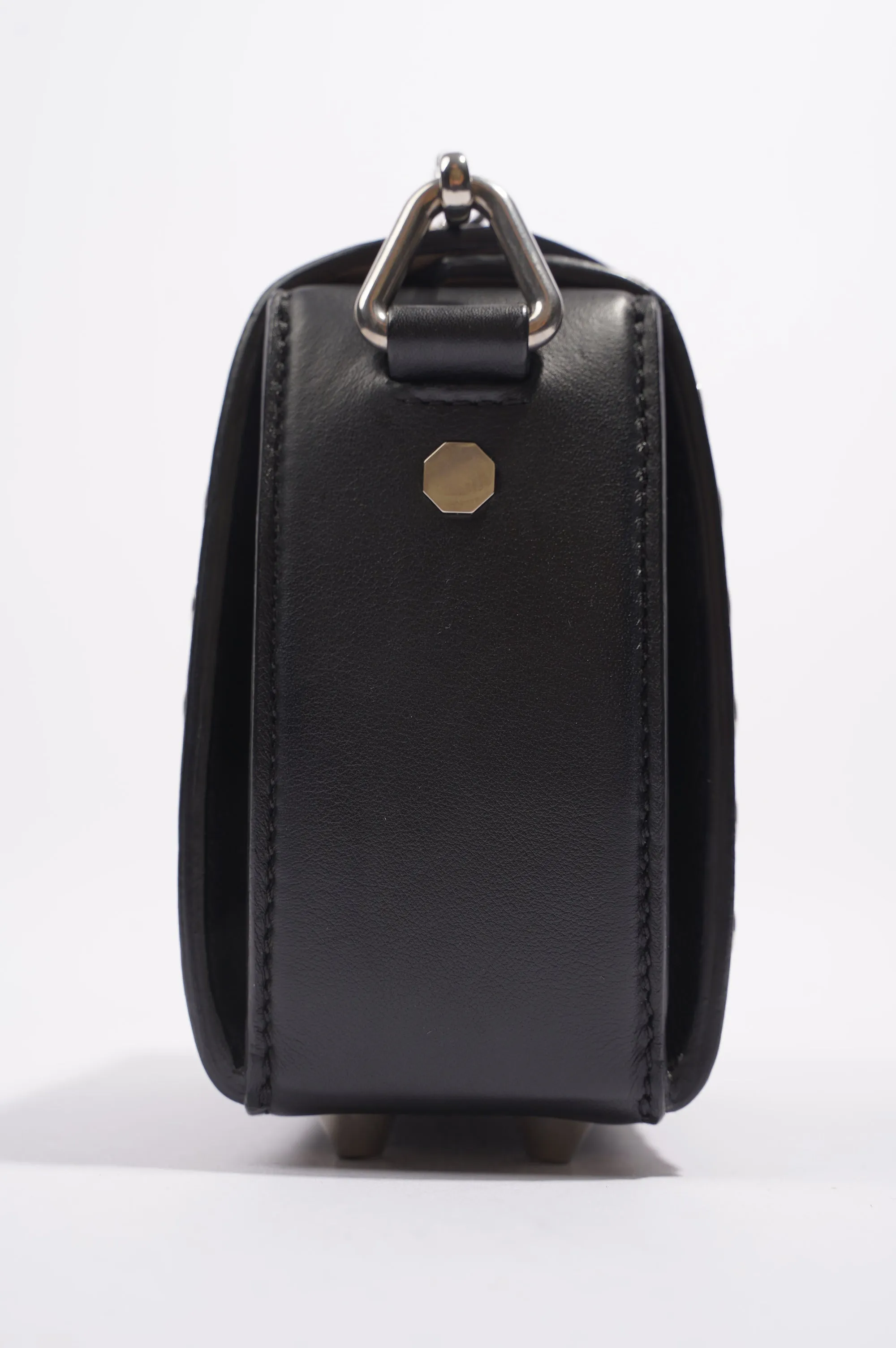 Alexander McQueen Womens Box Bag Black / Silver 16