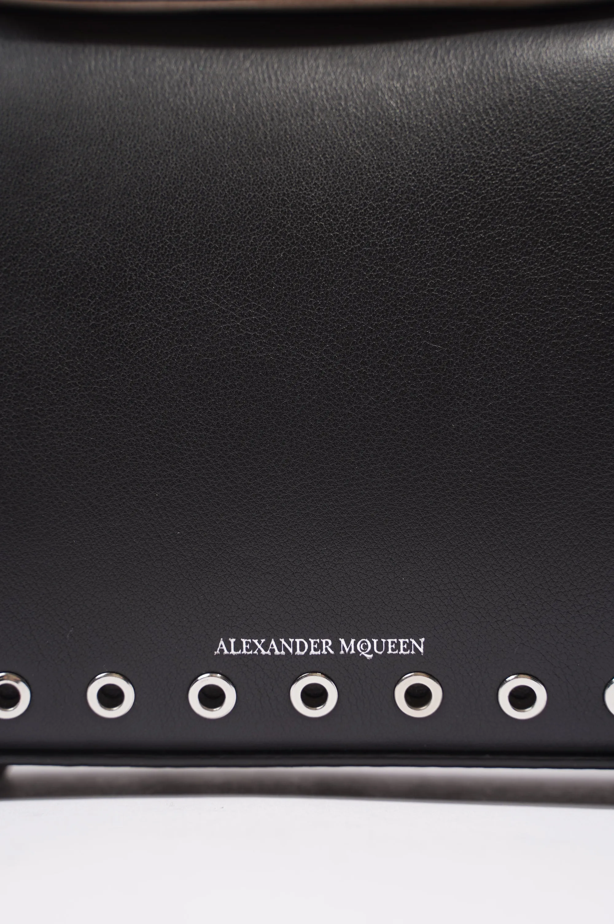Alexander McQueen Womens Box Bag Black / Silver 16