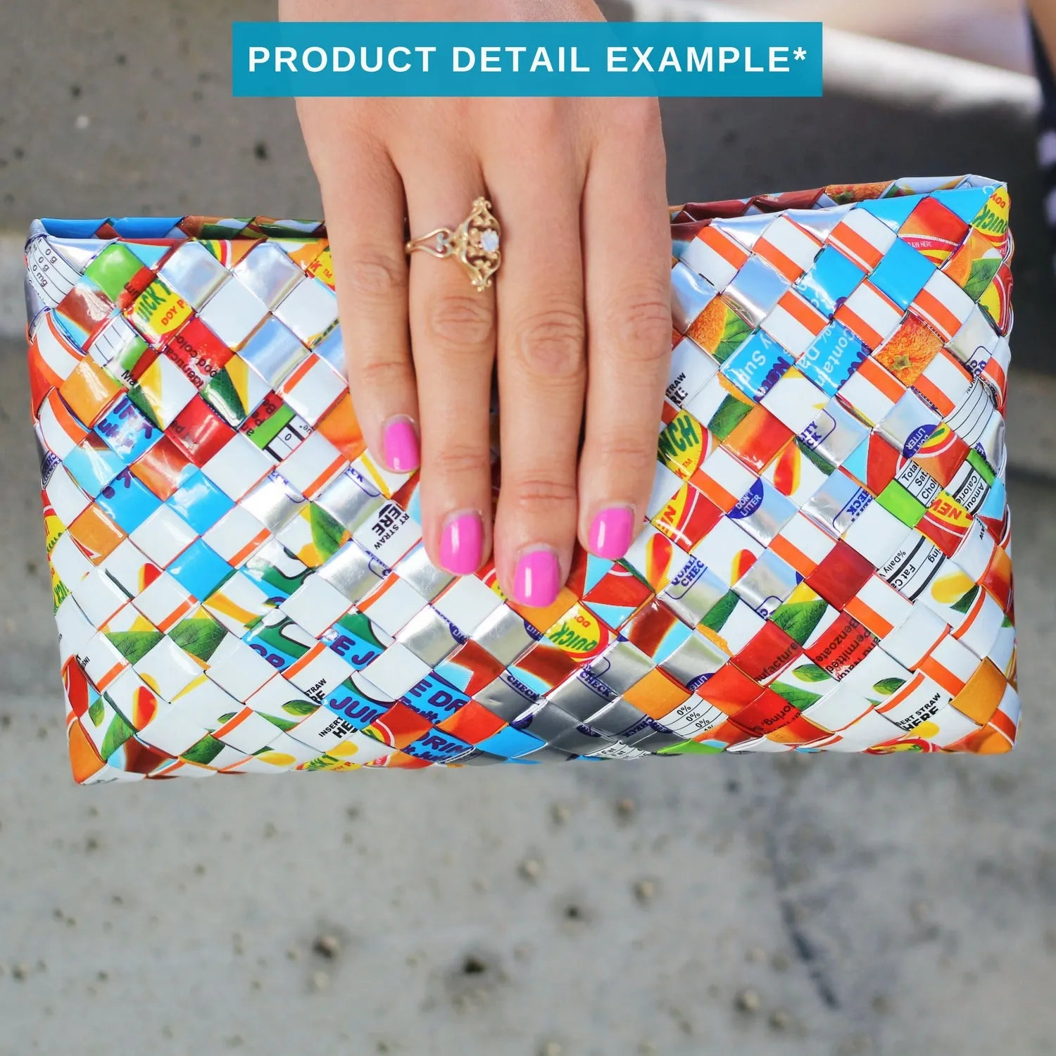 Artisan's Multicolor Clutch