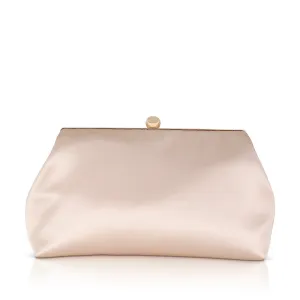 Badgley Mischka Women's Camilla Classic Framed Satin Pouch in Champagne