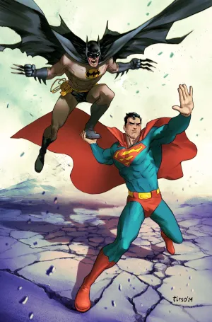 BATMAN SUPERMAN WORLDS FINEST #40 COVER B TIRSO CONS CARD STOCK VARIANT