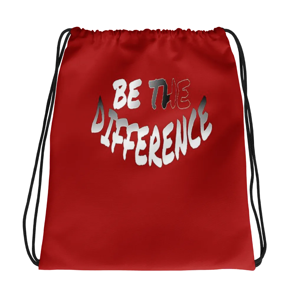 Be The Difference Drawstring Bags