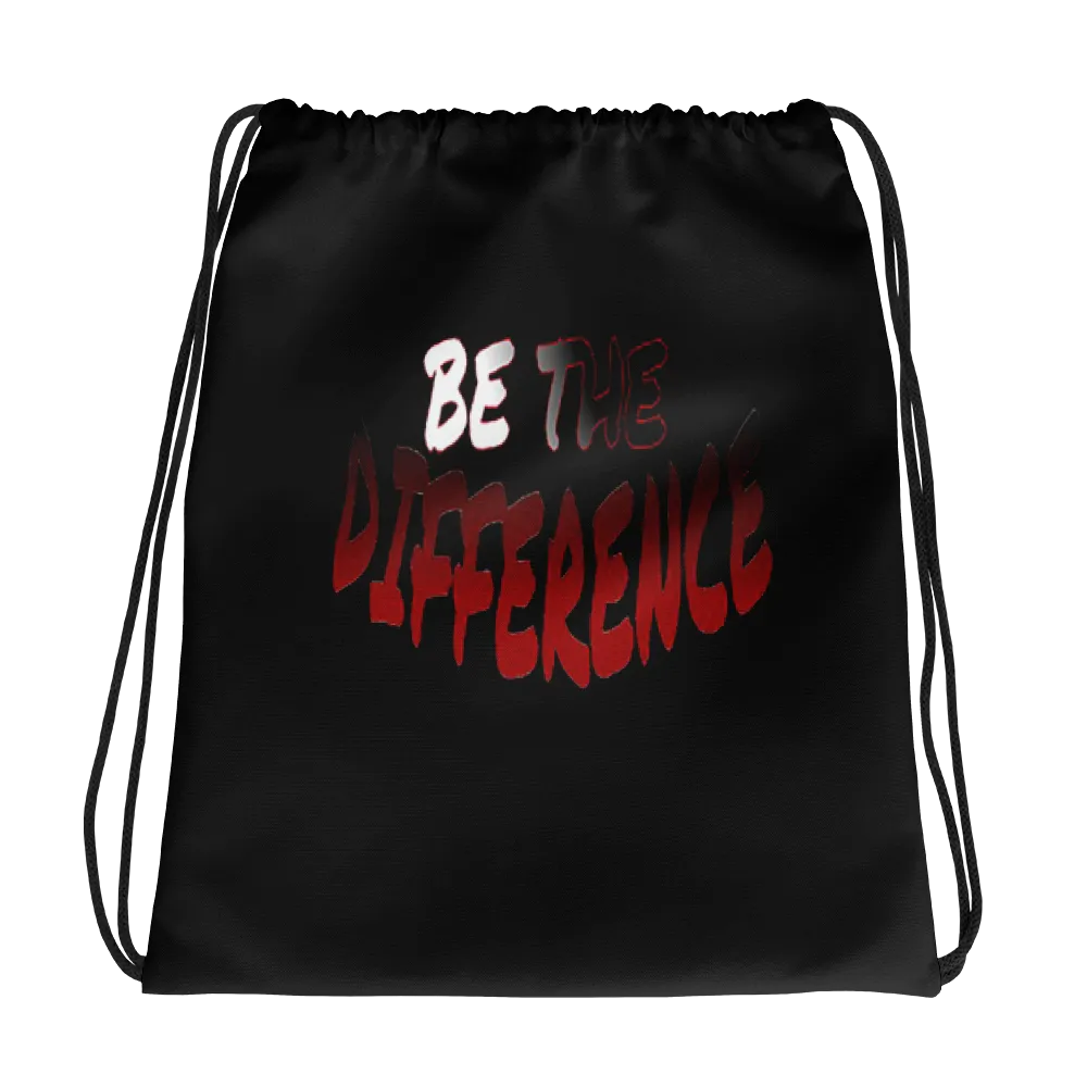 Be The Difference Drawstring Bags