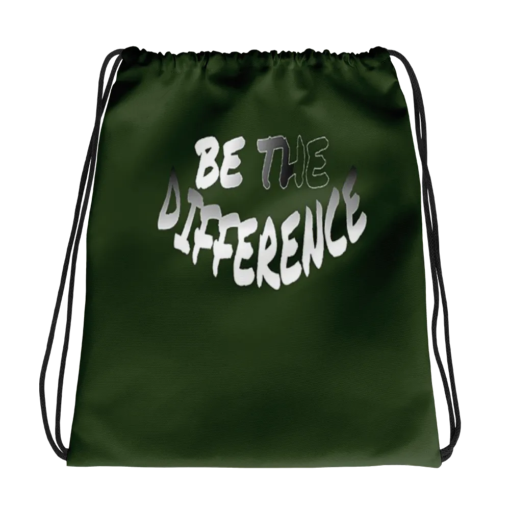 Be The Difference Drawstring Bags