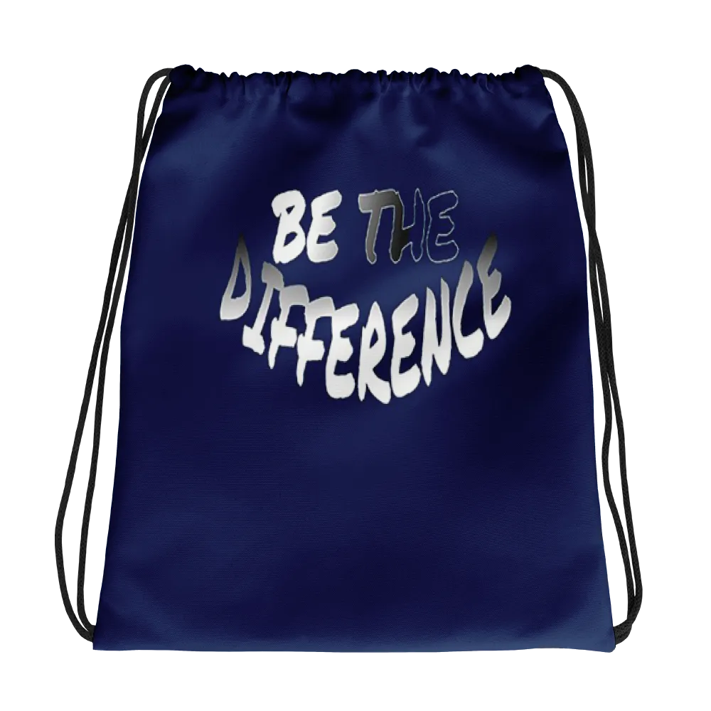 Be The Difference Drawstring Bags