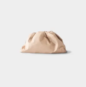 BOTTEGA VENETA - BEIGE CALFSKIN POUCH BAG