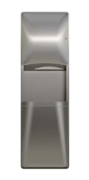 Bradley  2A05-36 Paper Towel Dispenser Waste Receptacle Unit, Recessed
