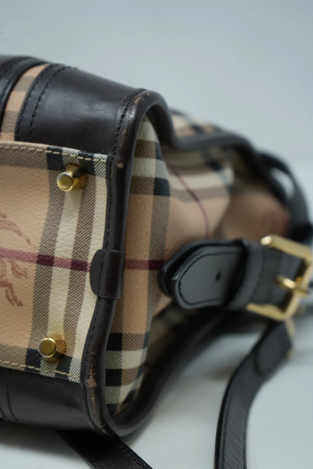 Burberry Haymarket Check Handle