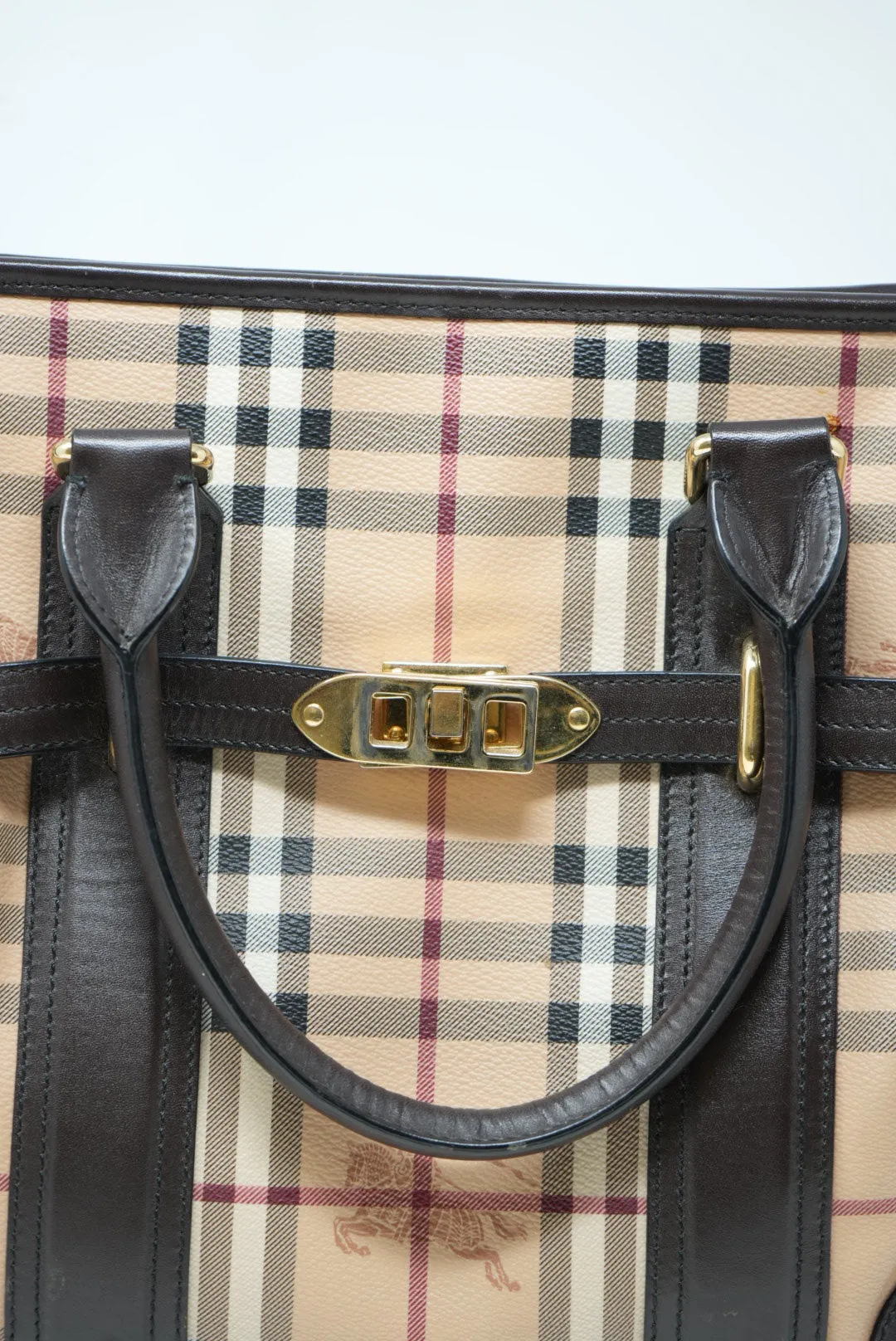 Burberry Haymarket Check Handle