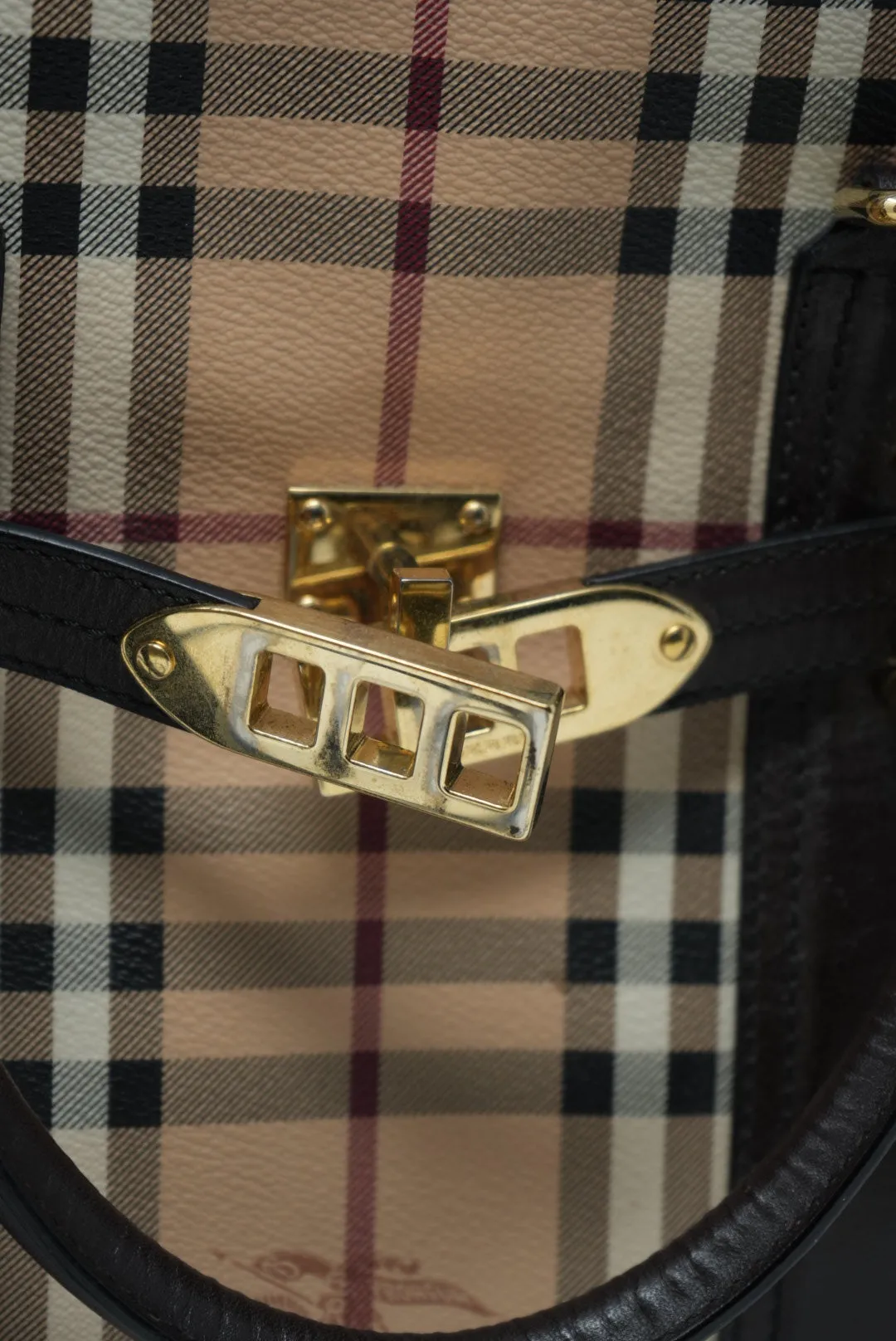 Burberry Haymarket Check Handle