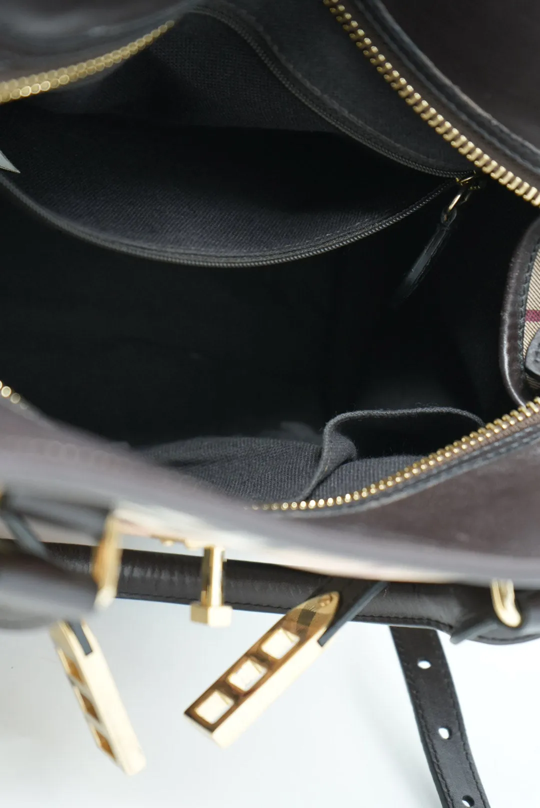 Burberry Haymarket Check Handle