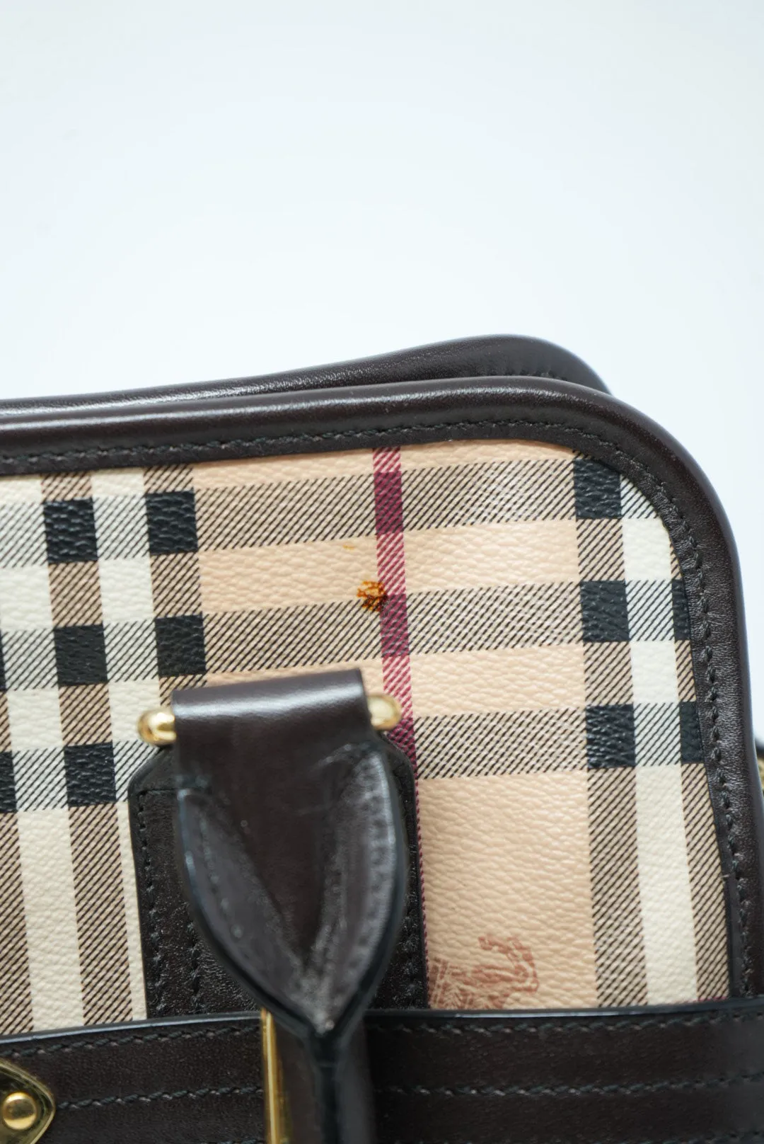 Burberry Haymarket Check Handle