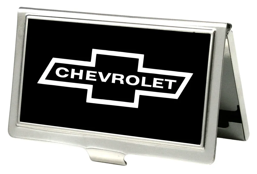 Business Card Holder - SMALL - 1965 CHEVROLET Bowtie FCG Black White