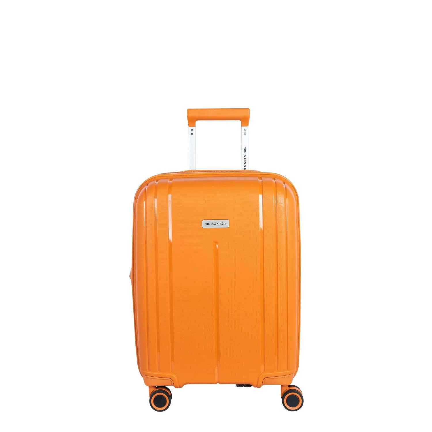 Cape Town Collection Trolley Set of 3   Free Beauty Case, Orange