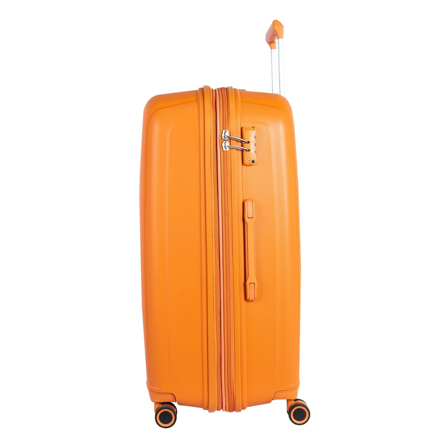 Cape Town Collection Trolley Set of 3   Free Beauty Case, Orange