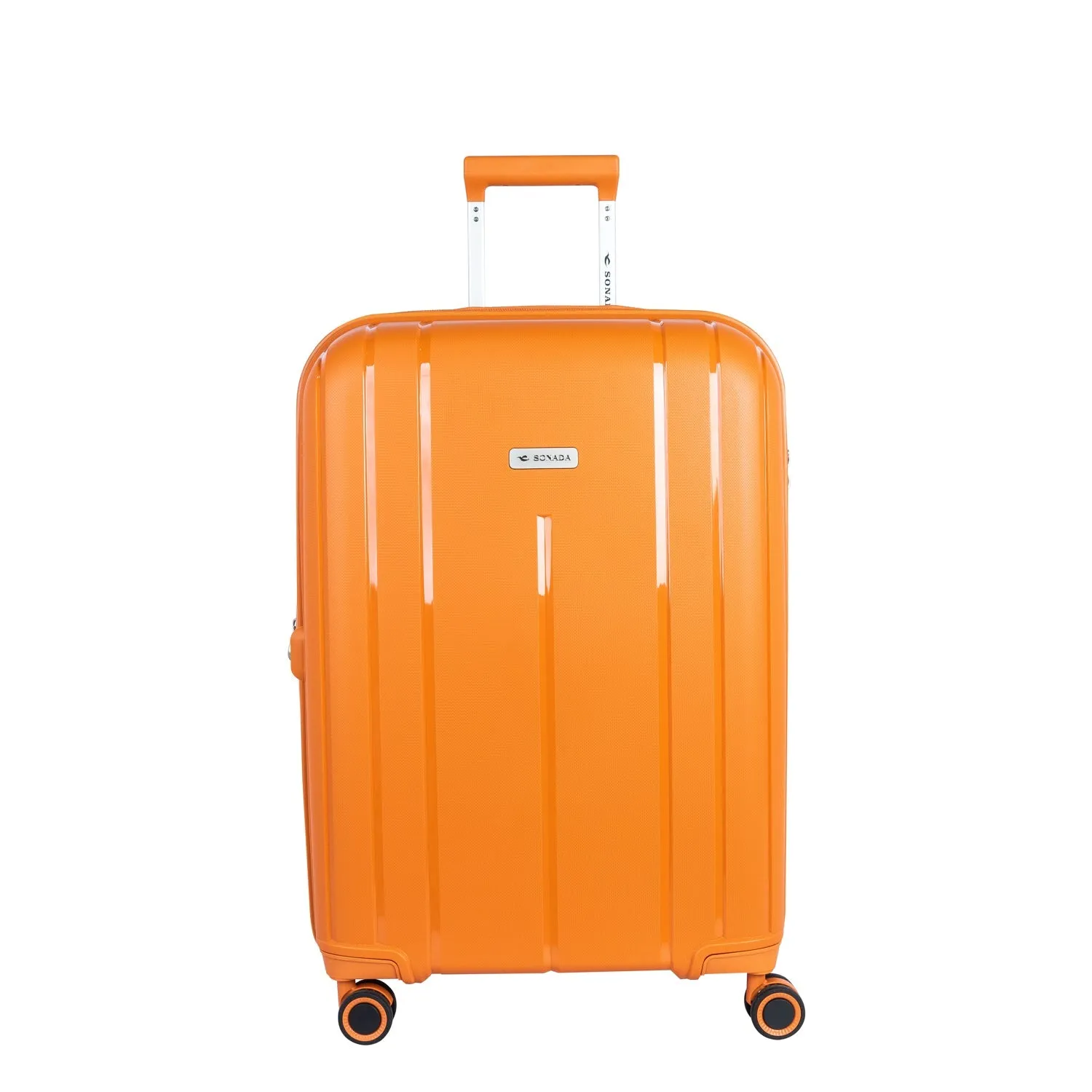 Cape Town Collection Trolley Set of 3   Free Beauty Case, Orange
