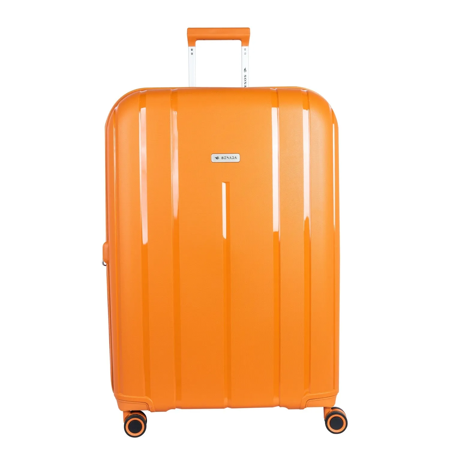 Cape Town Collection Trolley Set of 3   Free Beauty Case, Orange