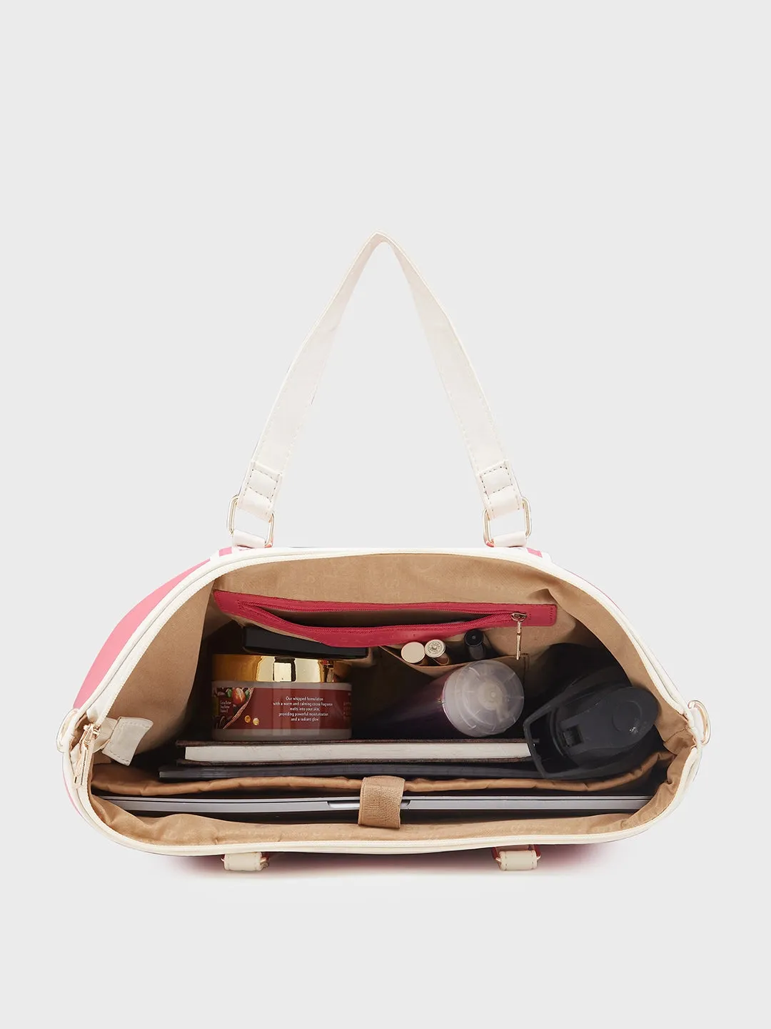 Caprese Trinity Laptop Bag Large Women Handbag | Office Handbag Fuchsia