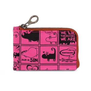 Carry on Corner Purse (Pink)
