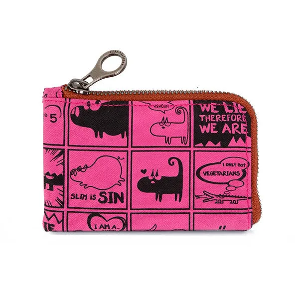 Carry on Corner Purse (Pink)