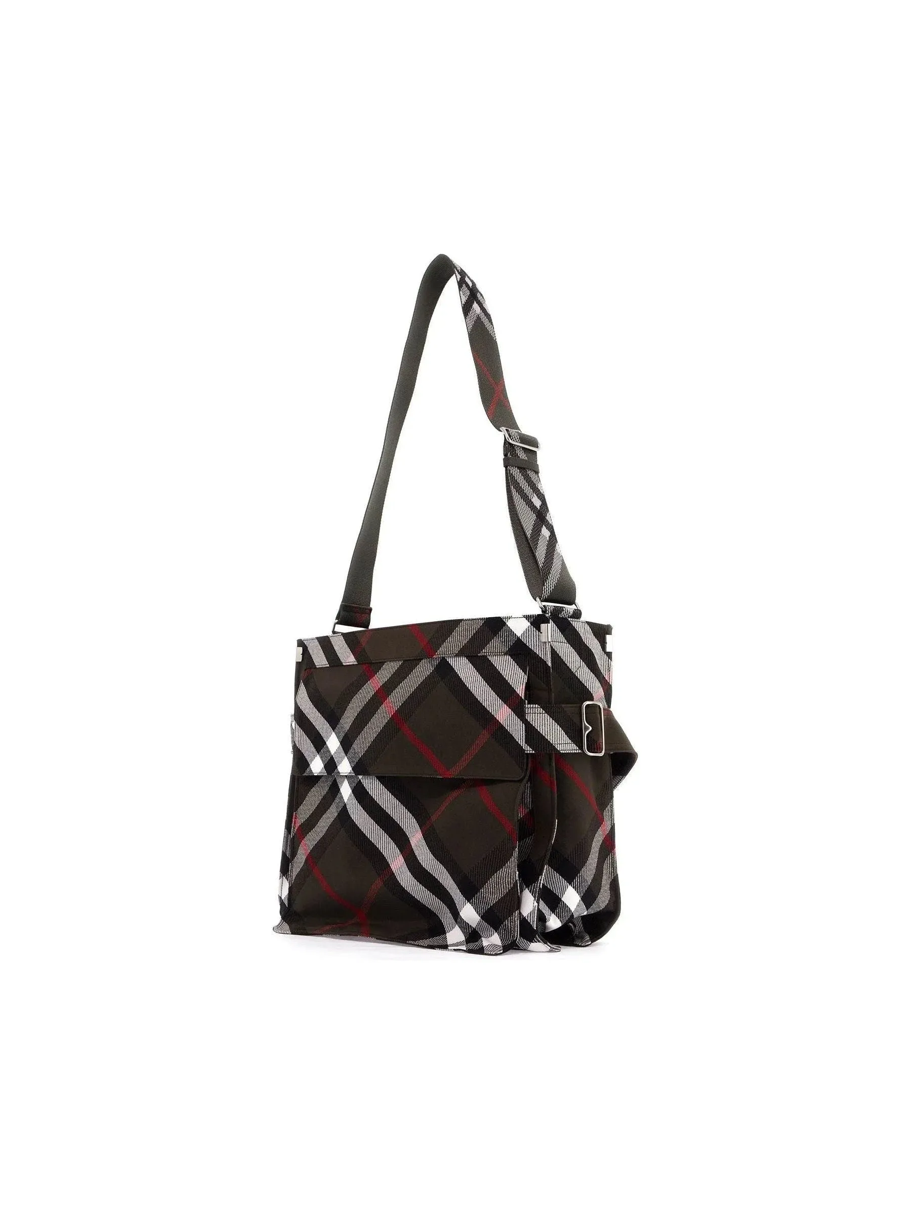 Check Trench Tote Bag