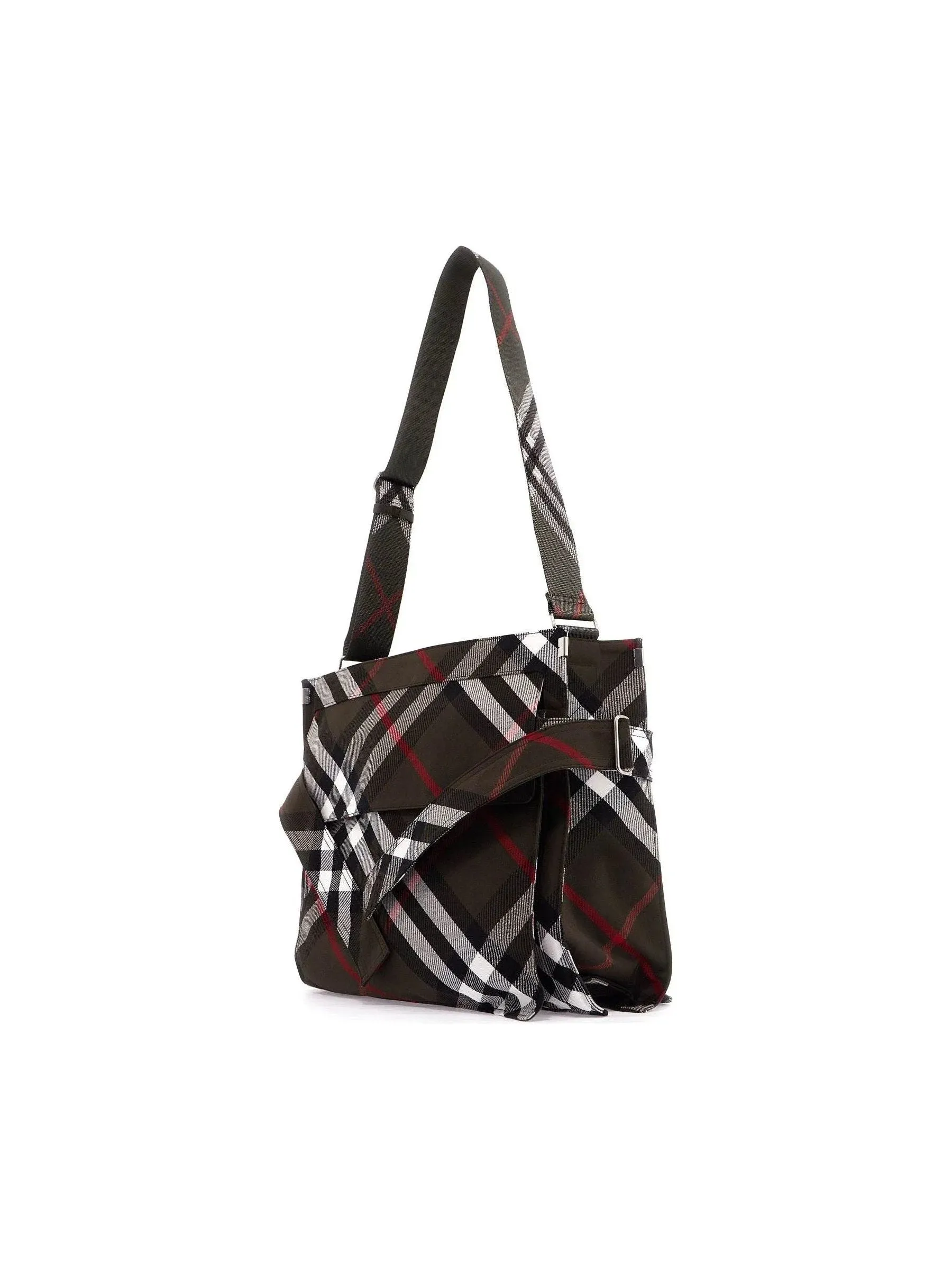 Check Trench Tote Bag