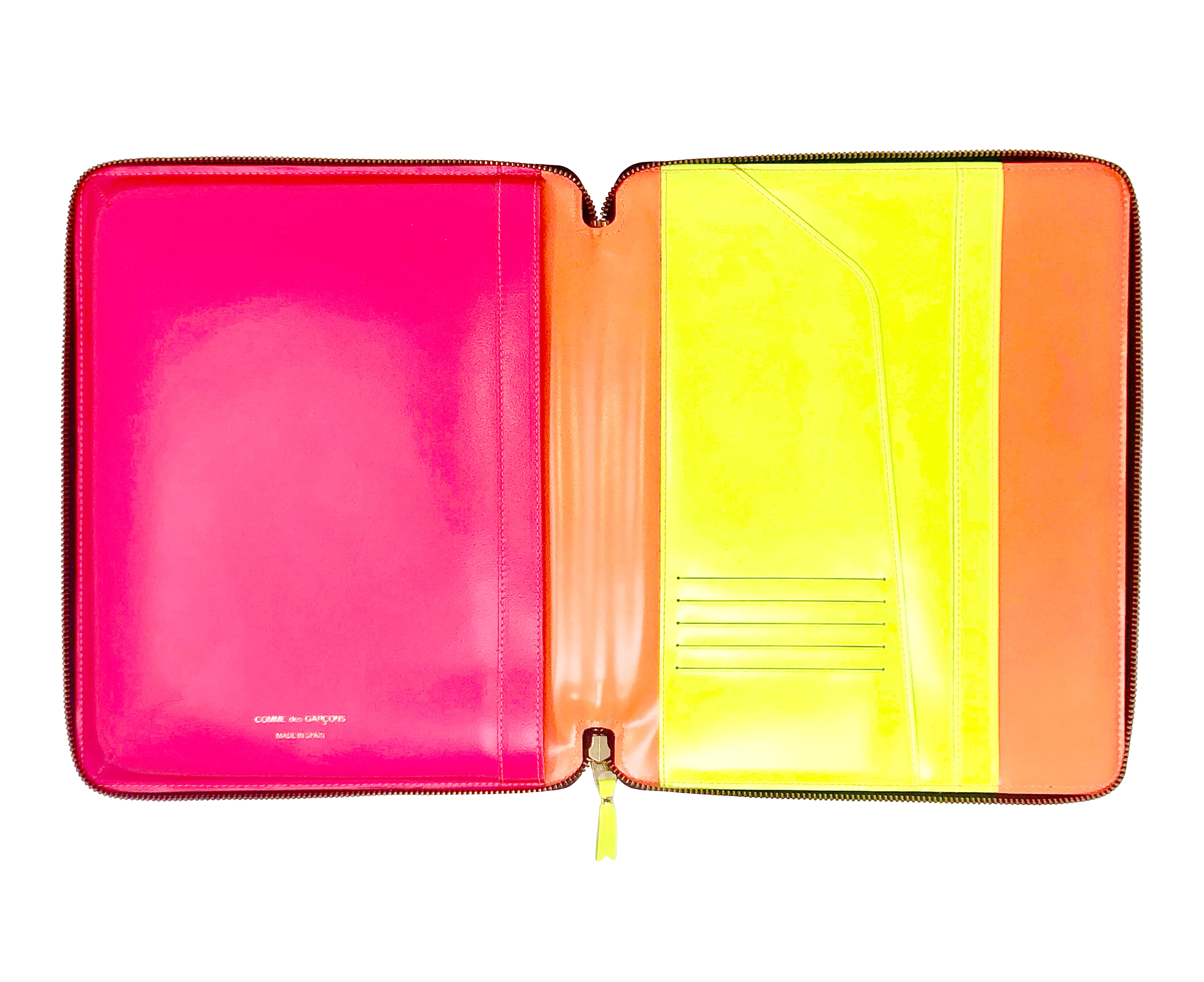 Comme des Garçons Super Fluo Light Orange iPad case