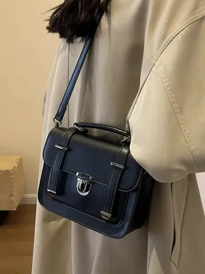 Compact Buckled Crossbody Bag