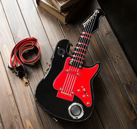 Cool Retro Violin British Style Novelty Personality Gothic Bag