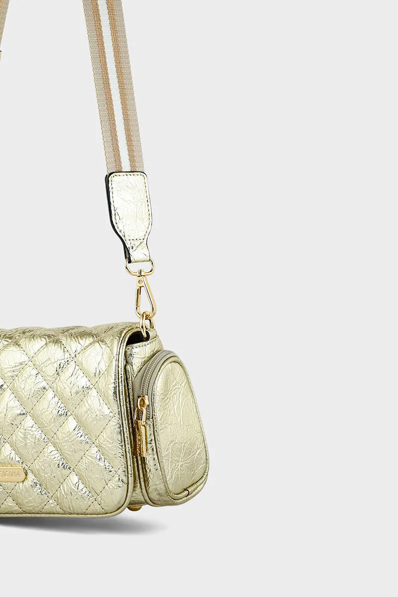 Cross Shoulder Bags BS2052-Golden