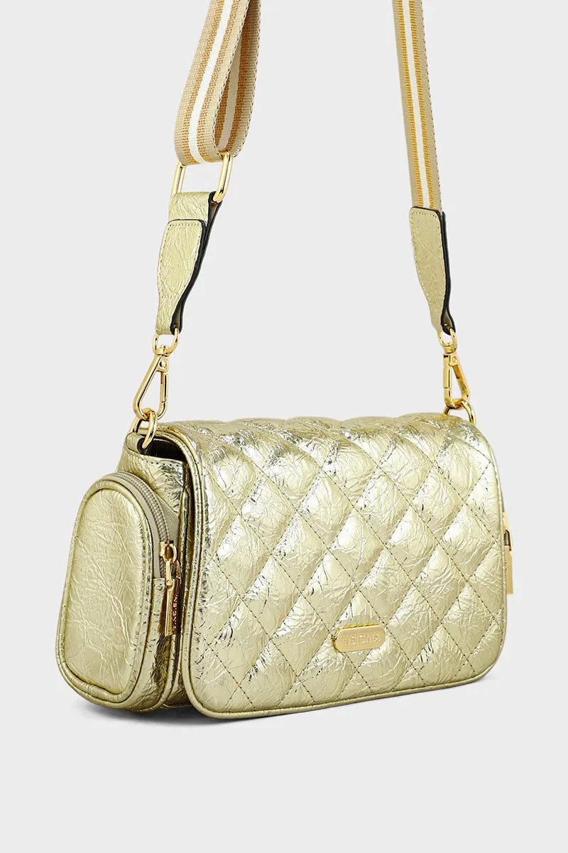 Cross Shoulder Bags BS2052-Golden
