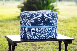 Custom Damask Round Helmet Bag