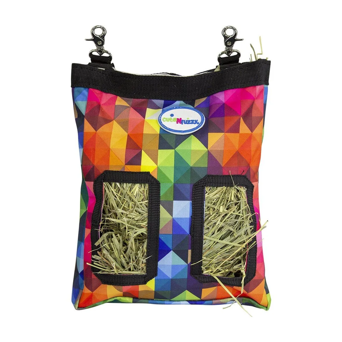 CuteNfuzzy Small Pet Small Hay Bag for Guinea Pigs and Rabbits with 6 Month Warranty 9x11x1.5"