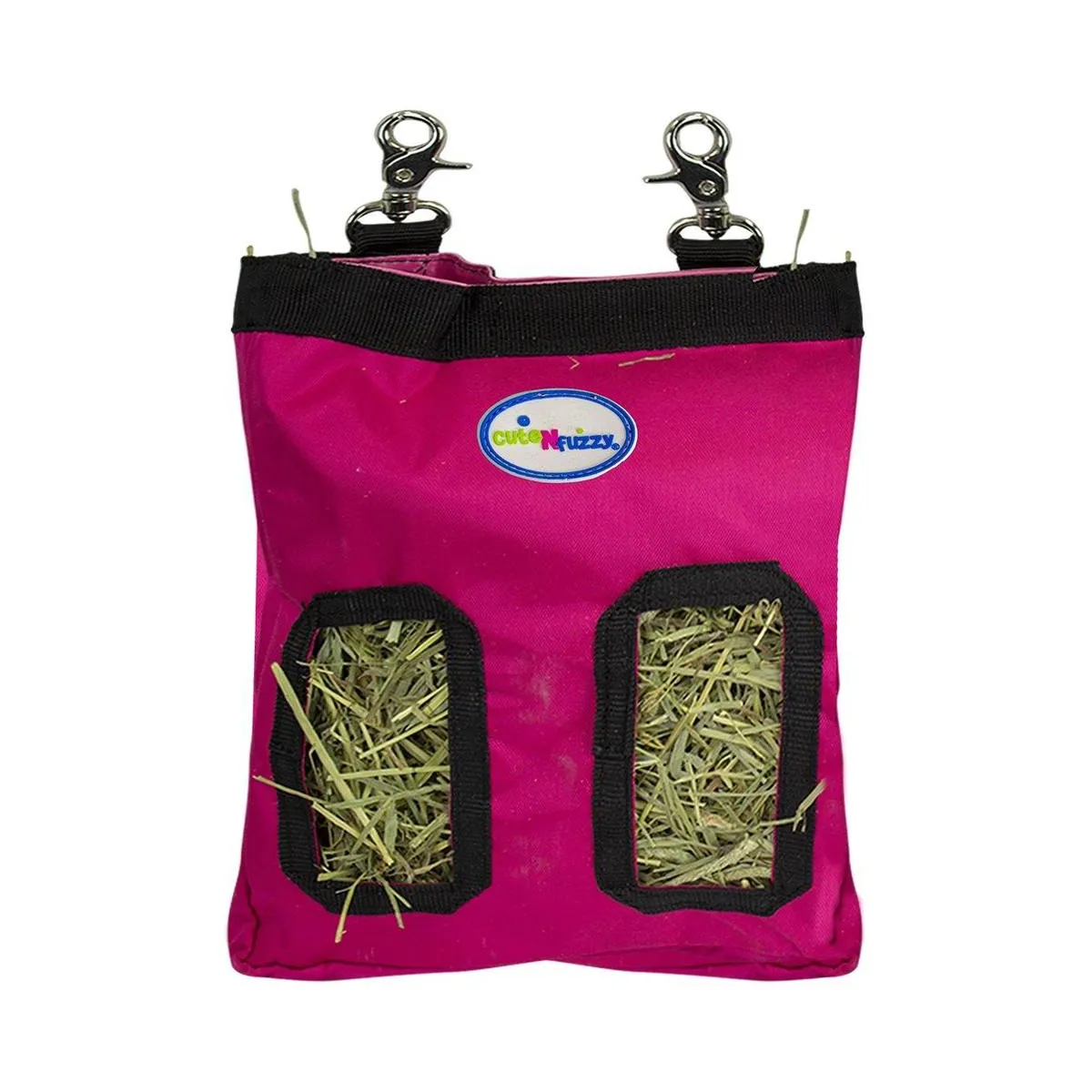 CuteNfuzzy Small Pet Small Hay Bag for Guinea Pigs and Rabbits with 6 Month Warranty 9x11x1.5"