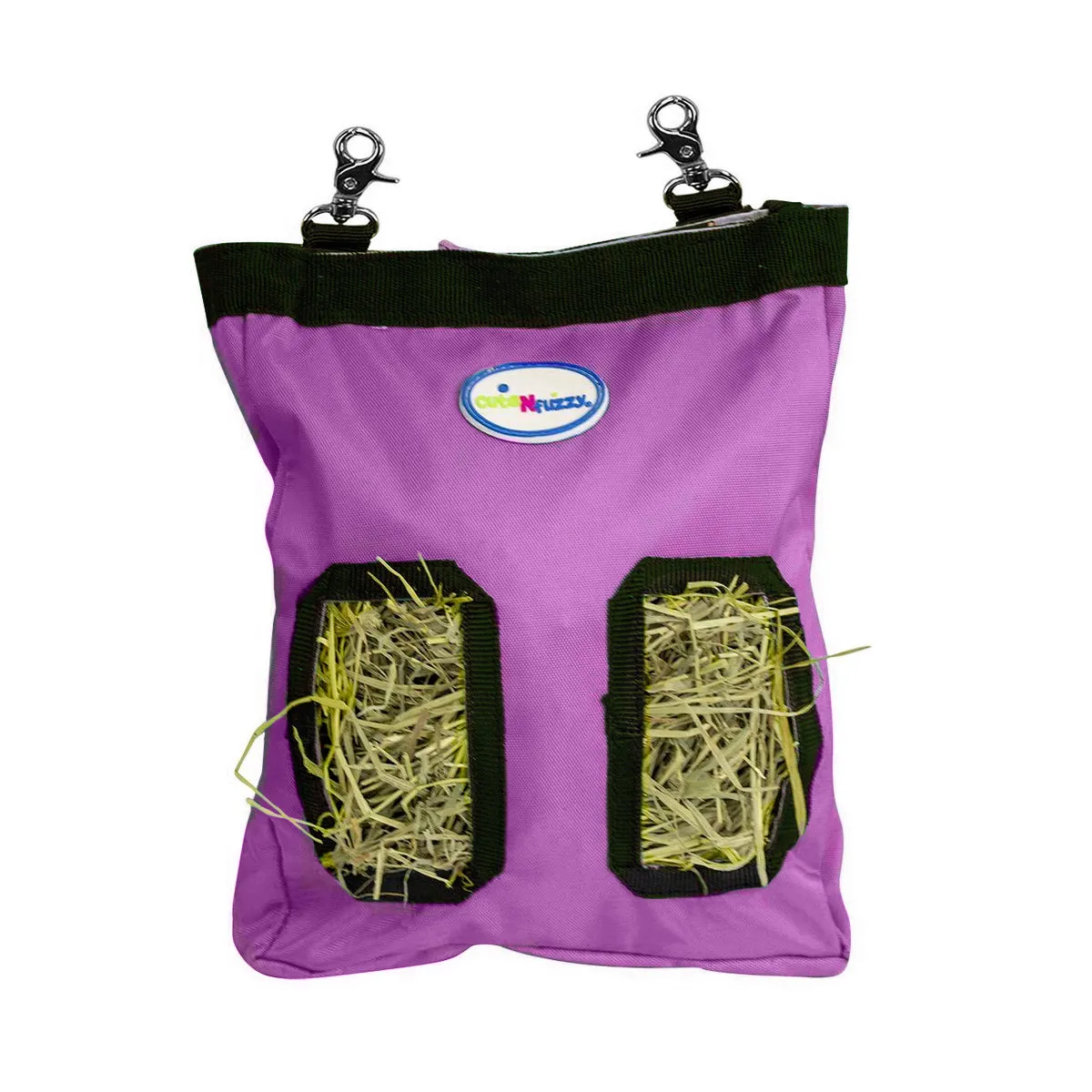 CuteNfuzzy Small Pet Small Hay Bag for Guinea Pigs and Rabbits with 6 Month Warranty 9x11x1.5"