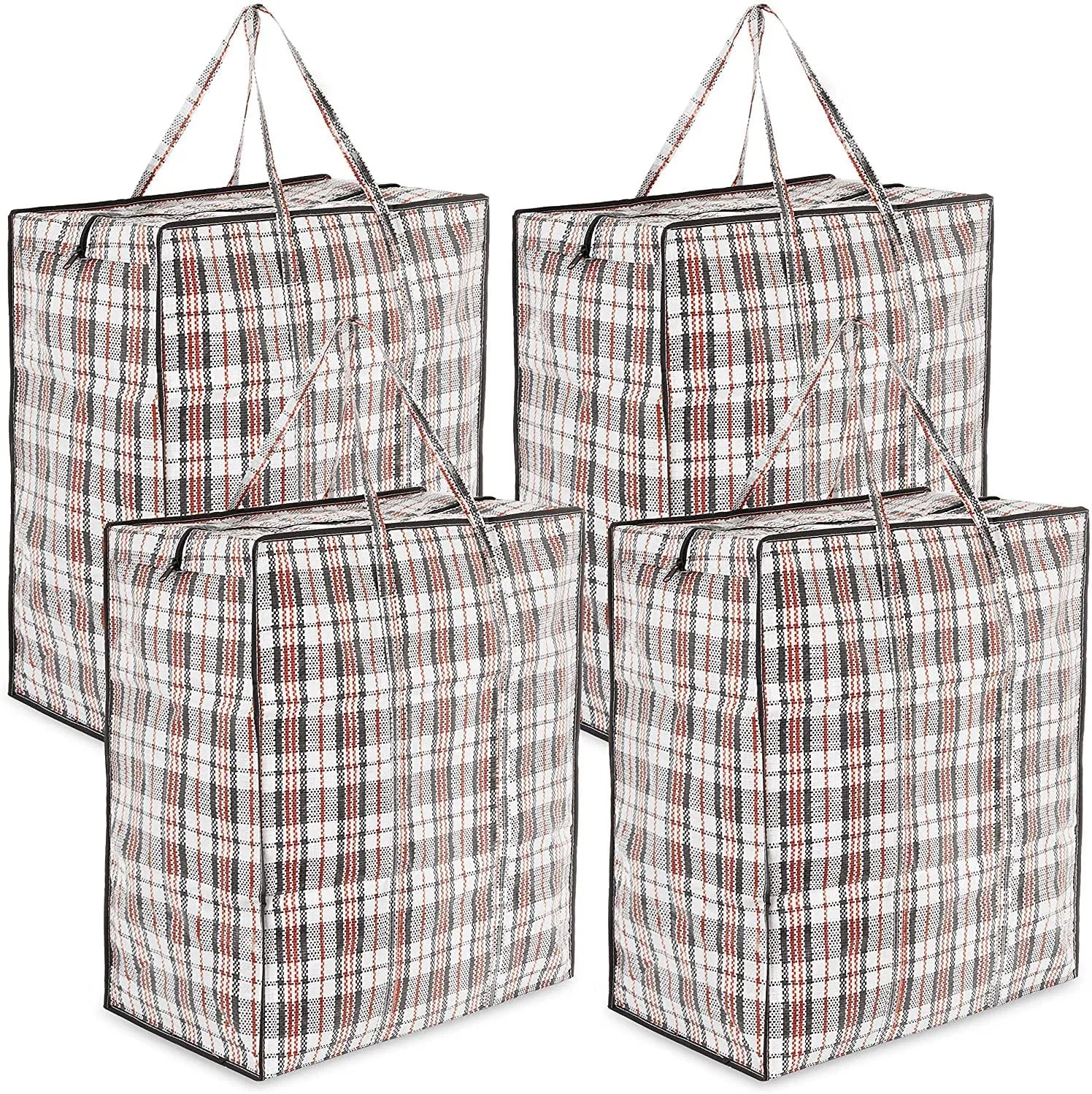 DECO EXPRESS Strong Large Laundry Bags Pack of 4, Storage Bags
