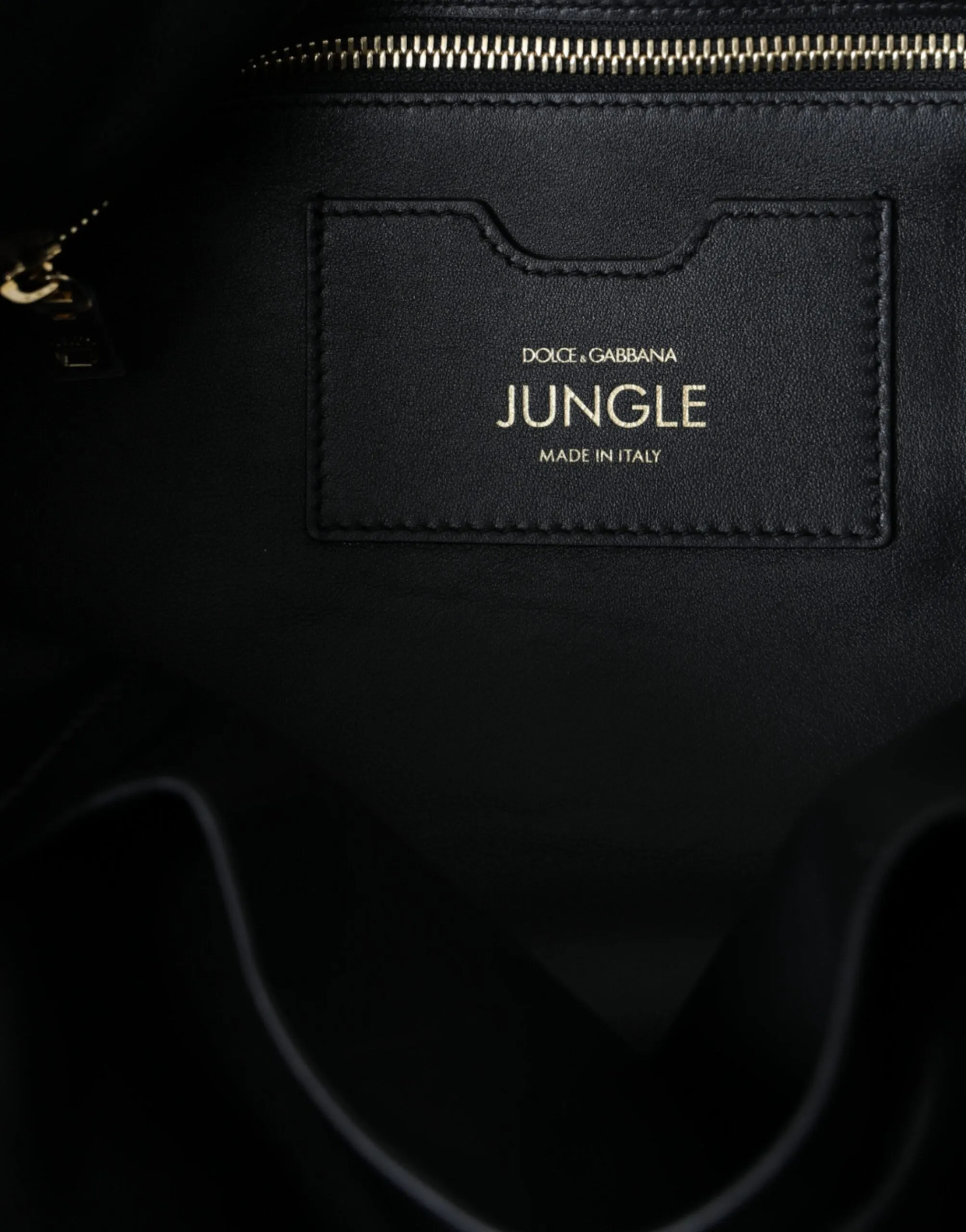 Dolce & Gabbana Black Leather Quilted Shopping Bag