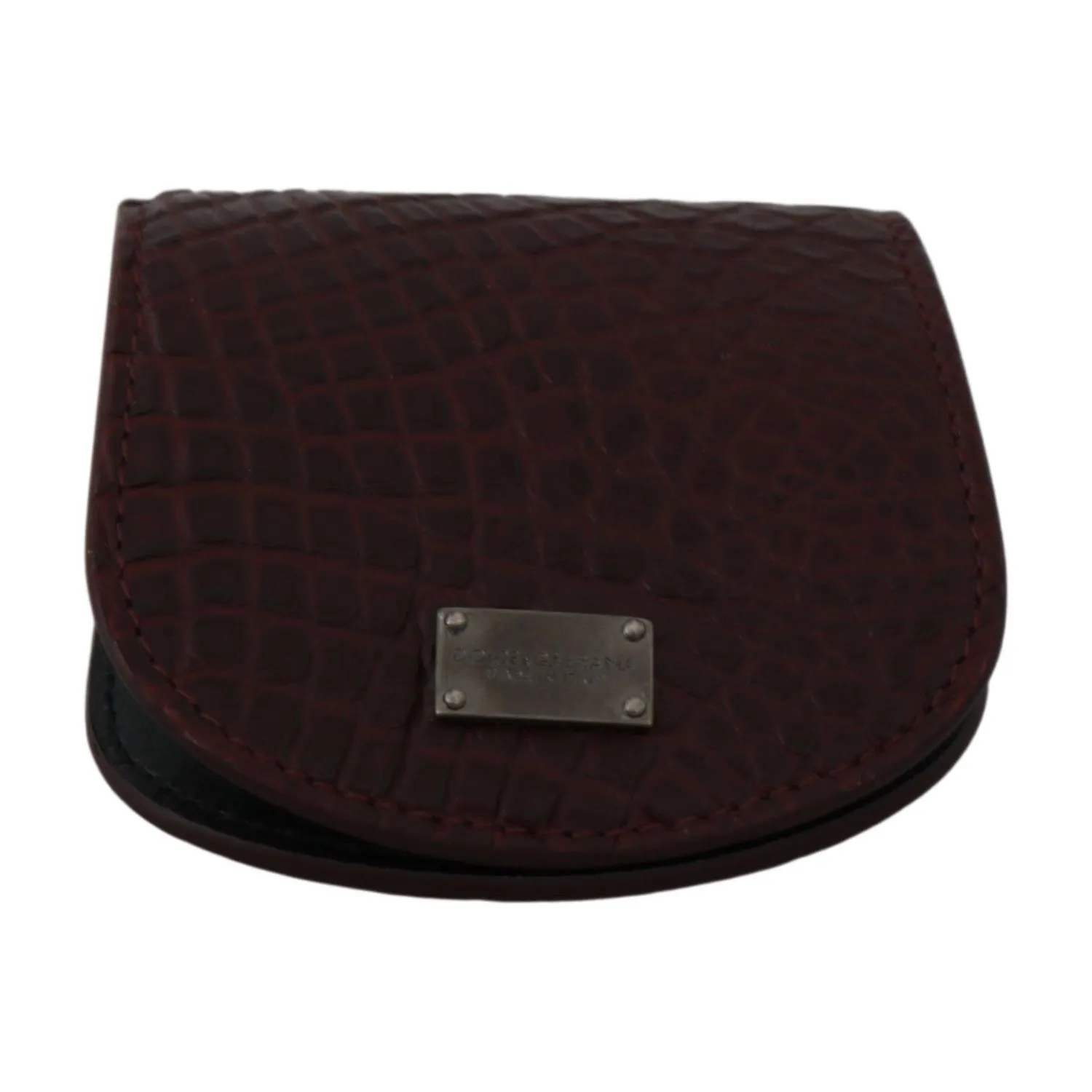 Dolce & Gabbana Refined Caimano Leather Coin Case