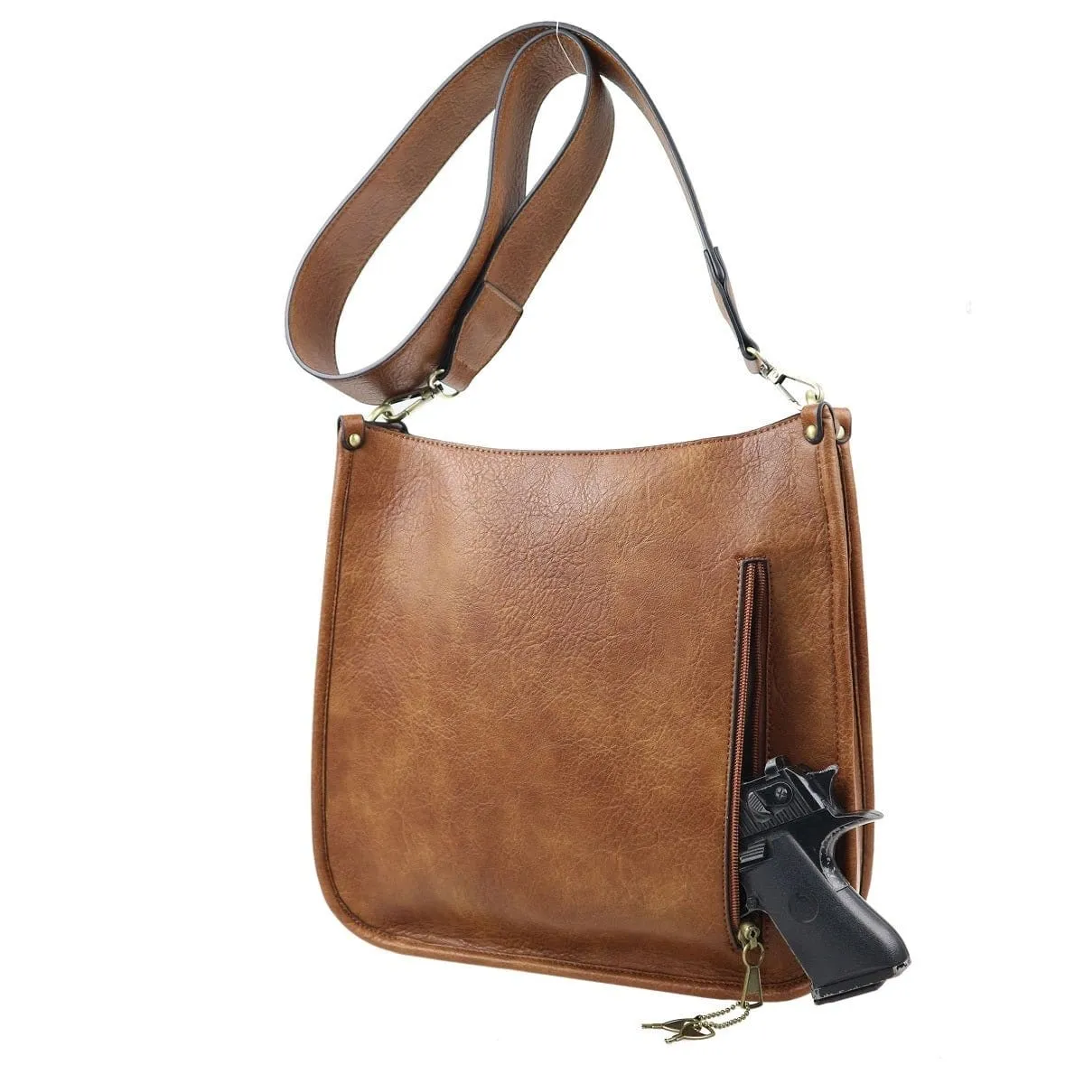DSC31216LK Guitar Strap Concealed Carry Messenger Crossbody