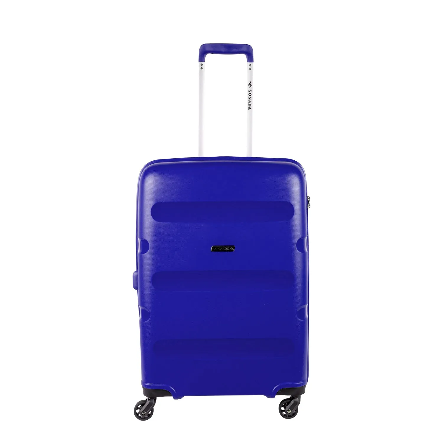 Dublin Hardcase Trolley Set Of 4 with Beauty Case-Navy
