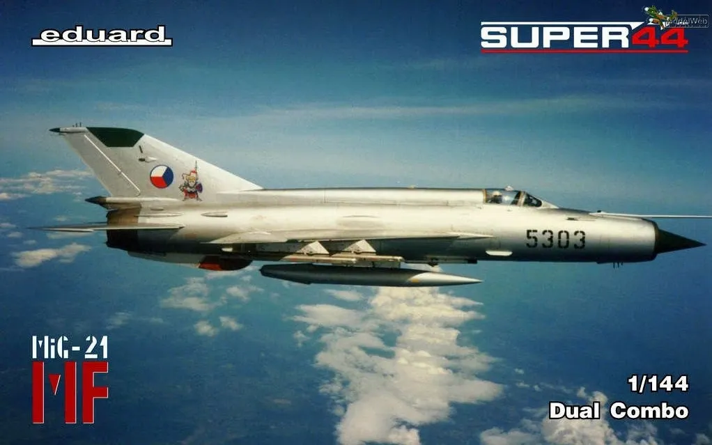 Eduard 1/144 Mikoyan MiG-21 MF Dual Combo
