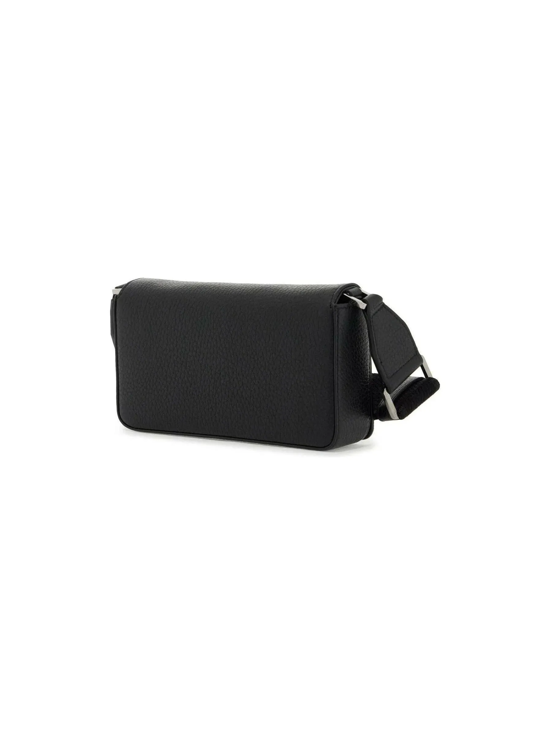 Embossed Leather Crossbody Bag