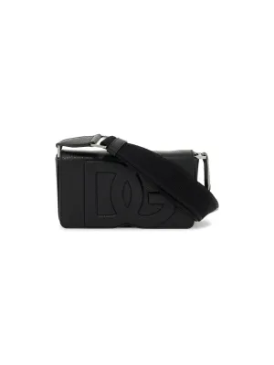 Embossed Leather Crossbody Bag