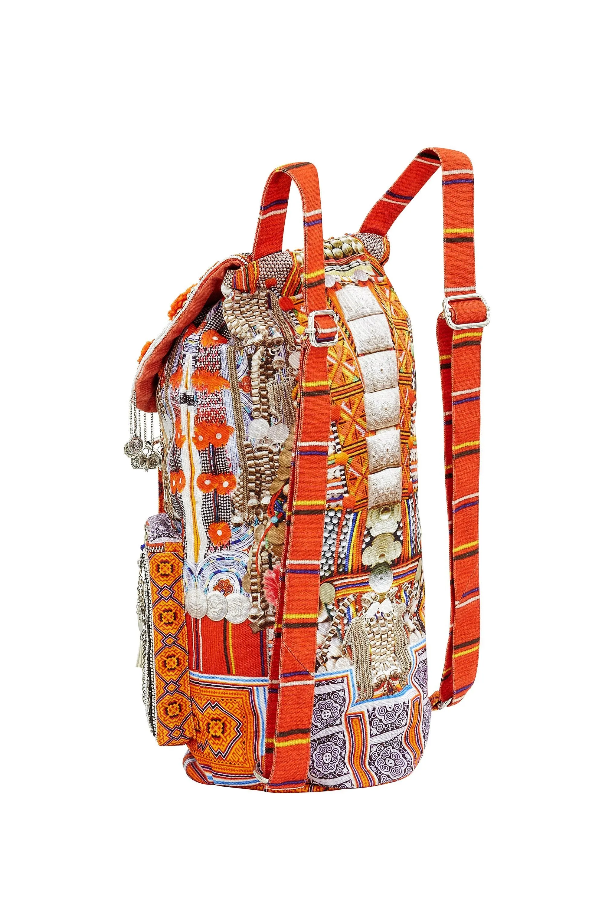 EMBROIDERED BACK PACK TREASURE CHEST