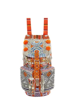 EMBROIDERED BACK PACK TREASURE CHEST