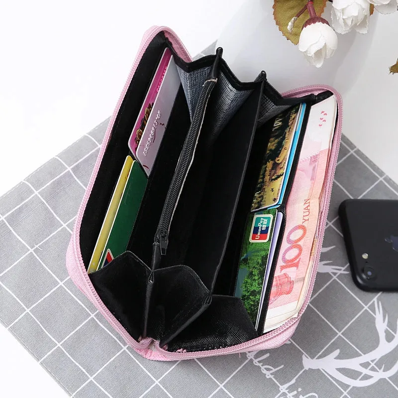 Ethnic Style Embroidered Single Pull Wallet